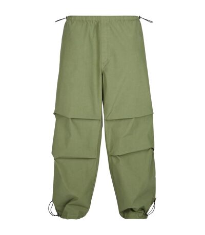 Mens Poplin Parachute Trousers New Olive Urban Classics