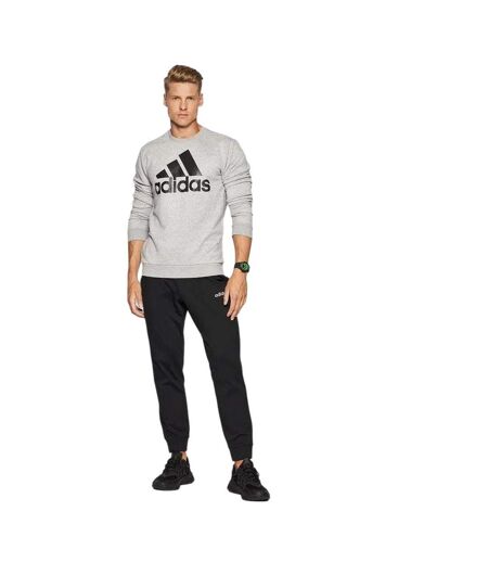 Mens Essentials Big Logo Sweatshirt Grey Adidas