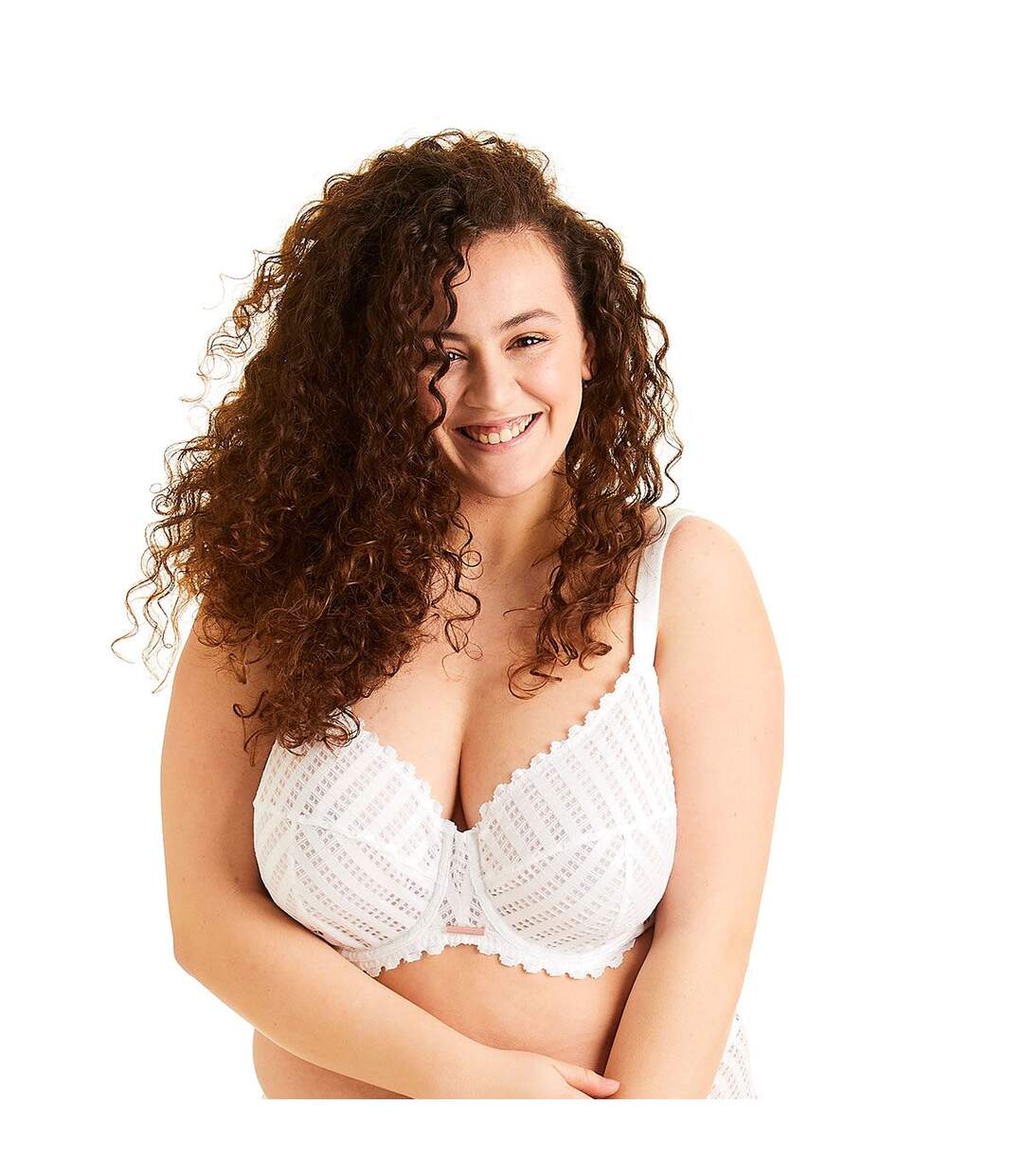 Soutien-gorge grand maintien blanc Speculoos