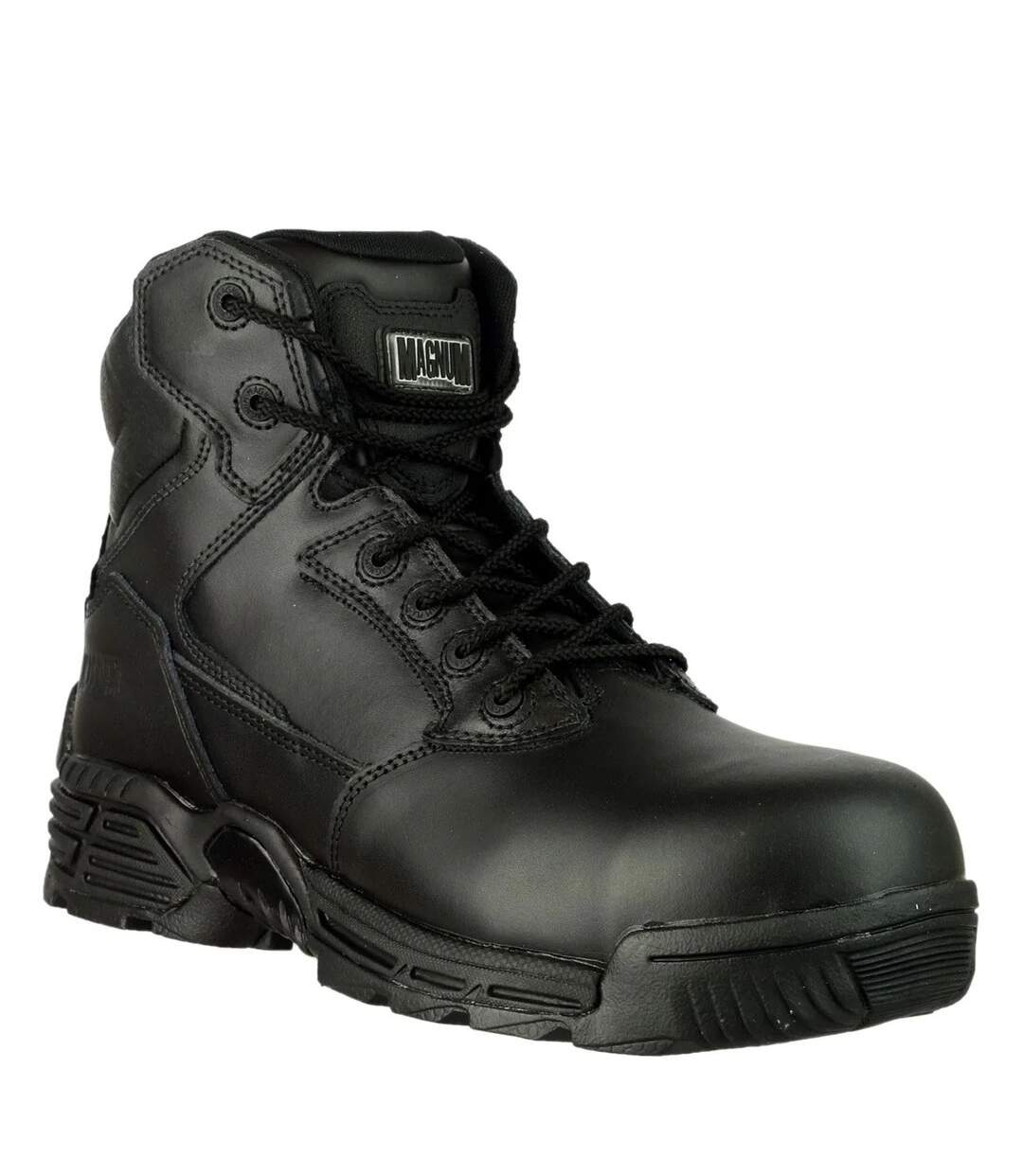 Unisex adult stealth force 6.0 leather safety boots black Magnum-1