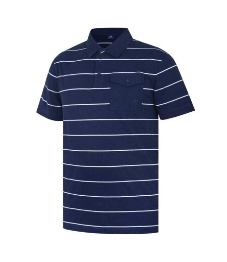 Polo Motif/style À Rayures Homme Bleu Marine Blanc Giorgio