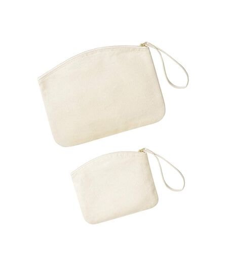 Earthaware Spring Organic Wristlet Pouch 17cm X 19cm Natural Westford Mill