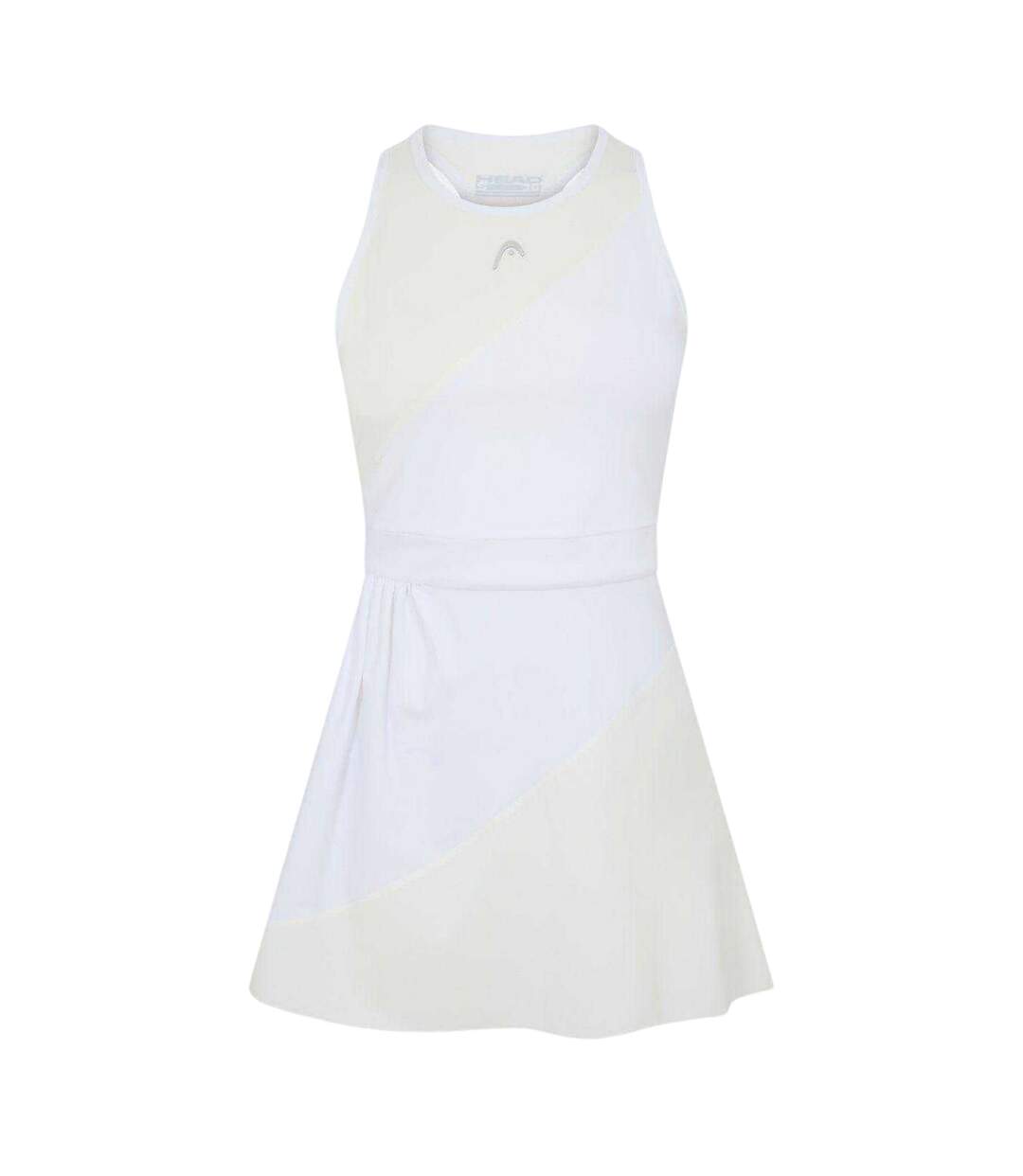Robe Courte Motif/style Blocs De Couleurs Valasca Femme Blanc Head-2