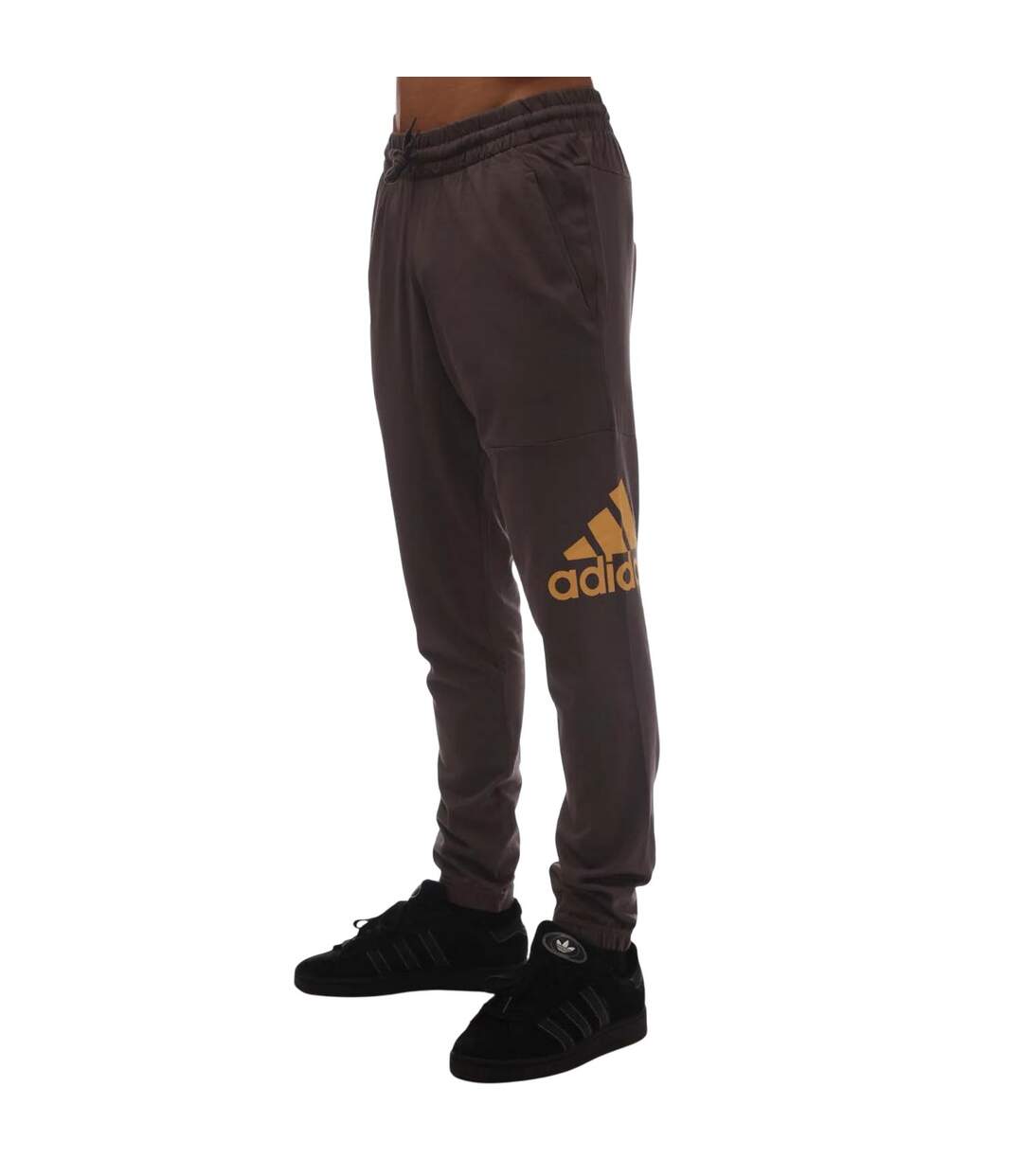 Unisex adult essentials logo tracksuit bottoms charcoal Adidas-1