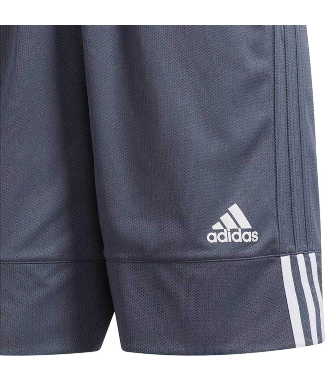 Short De Basket Motif/style Réversible 3g Speed Homme Gris Adidas-4
