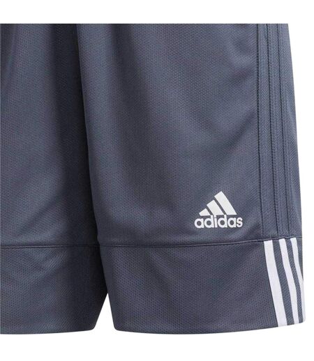 Short De Basket Motif/style Réversible 3g Speed Homme Gris Adidas