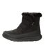 Womens/ladies Boston Fleece Lined Snow Boots Black Mountain Warehouse-2