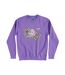 Sweat Motif/style Tatouage Adulte Violet Clair Care Bears-2