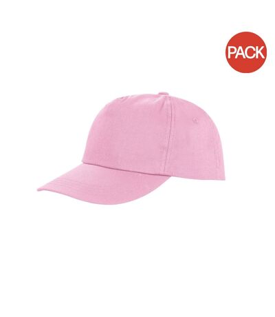 Lot de 2  casquettes houston adulte rose Result