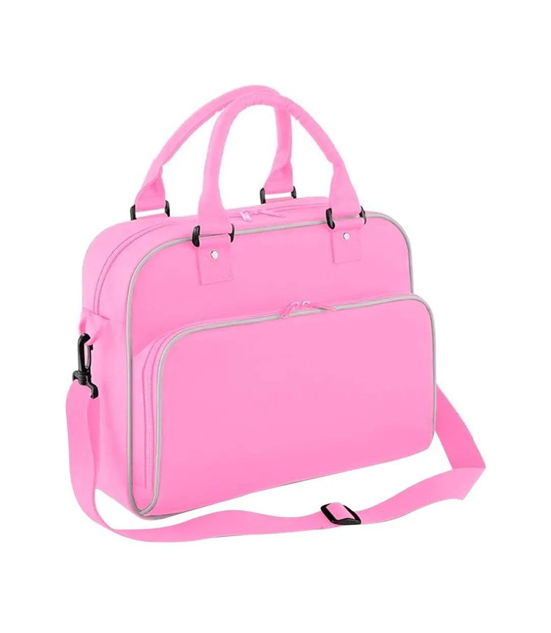 Sac De Danse Messager 15 Litres Taille Unique Rose Gris Clair Bagbase-1