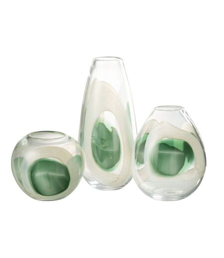 Vase Design en Verre Livy 37cm Multicolore