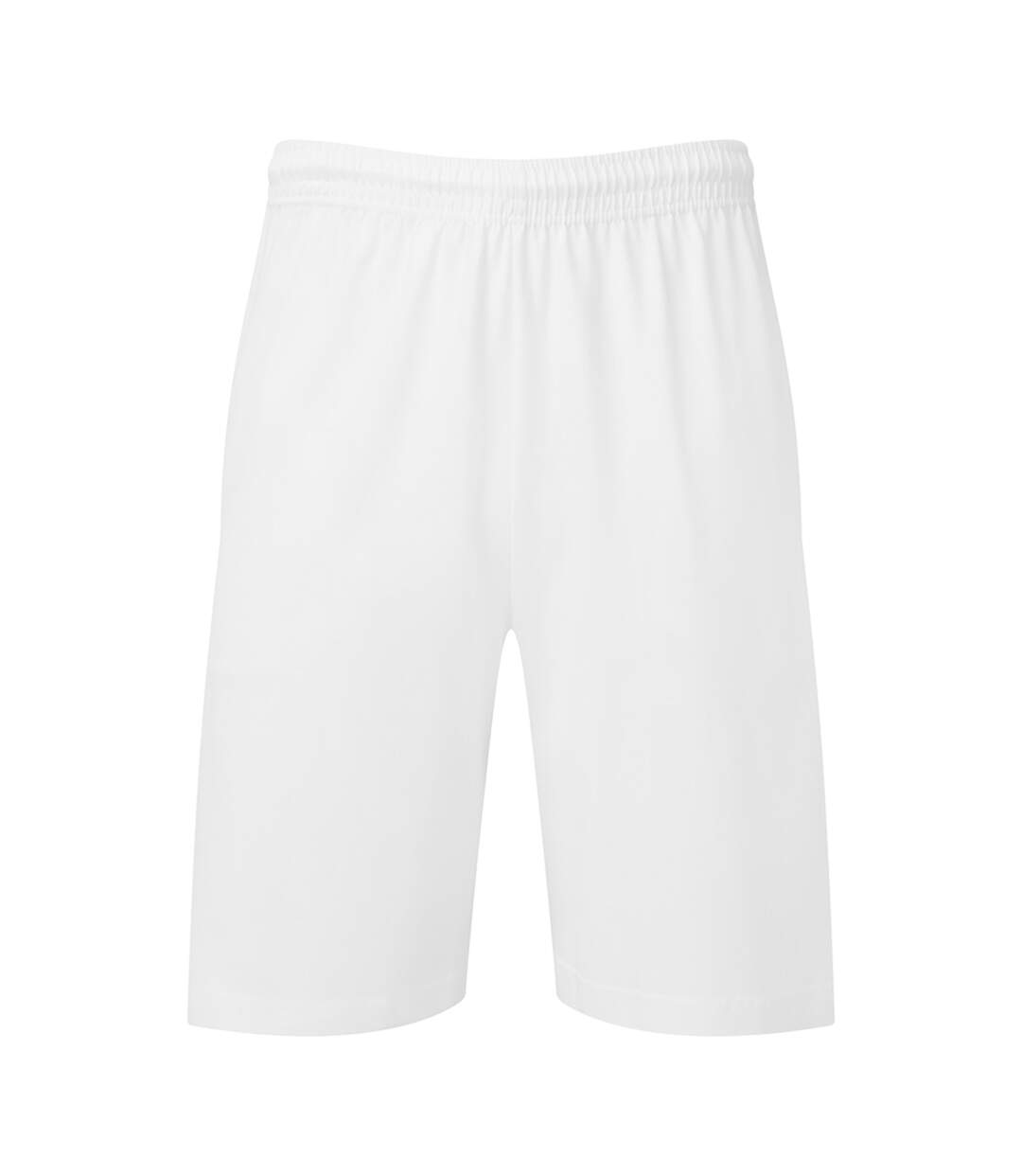 Mens Iconic Jersey Shorts White Fruit Of The Loom-2