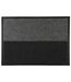 Paillasson Brossant 2 en 1 50x70cm Noir & Gris-1