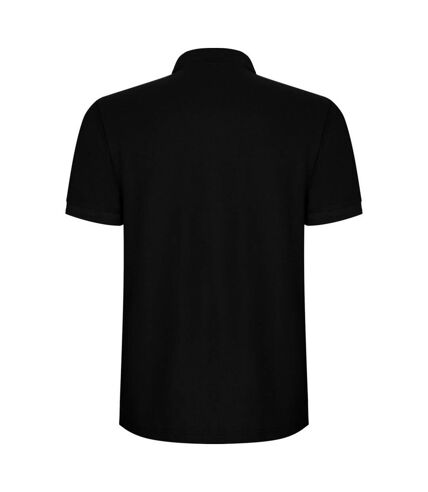 Polo pegaso premium homme noir uni Roly