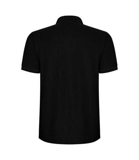 Polo pegaso premium homme noir uni Roly