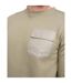 Mens trentforth crew neck sweatshirt sage Duck and Cover-4
