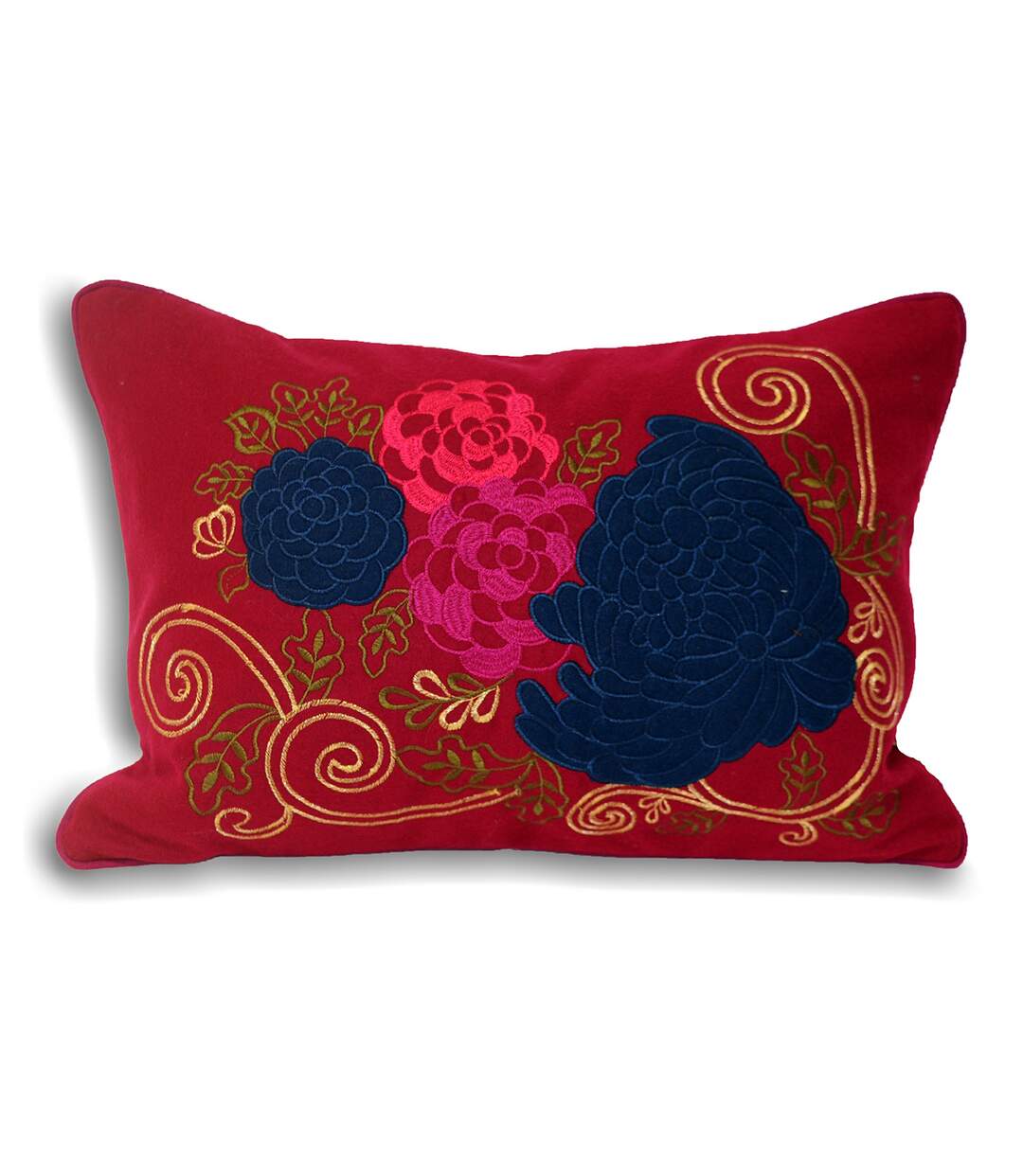 Riva Home Emelia Cushion Cover (Damson/Blue) - UTRV383