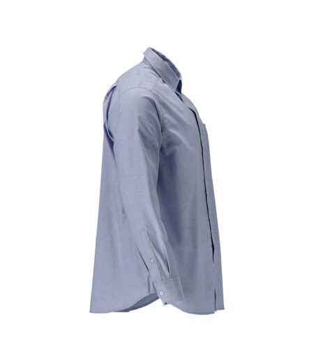 Mens Frontline Oxford Shirt Light Blue Mascot