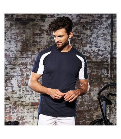 T-shirt Sport Contraste Homme Bleu Marine Français Blanc Arctique Just Cool