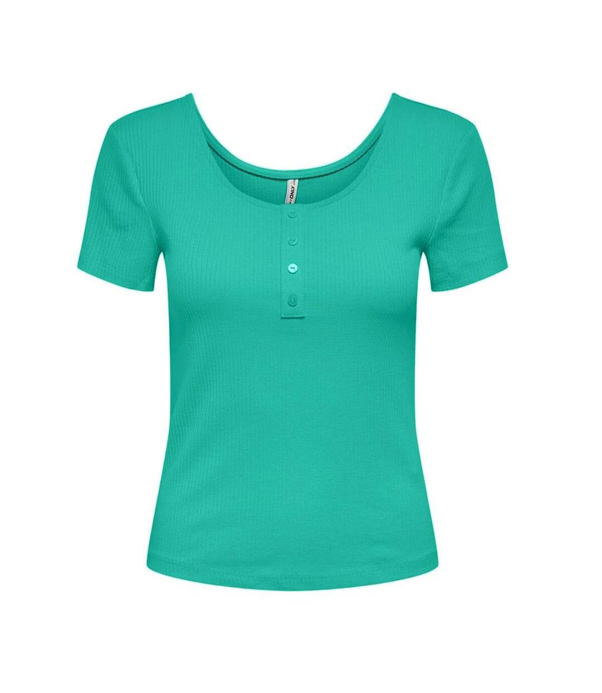 T-shirt Vert Femme Only Simple