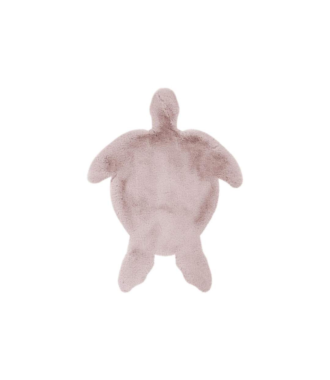 Tapis Déco Enfant Lovely Turtle 68x90cm Rose-1