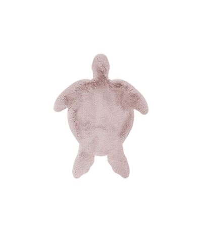 Tapis Déco Enfant Lovely Turtle 68x90cm Rose