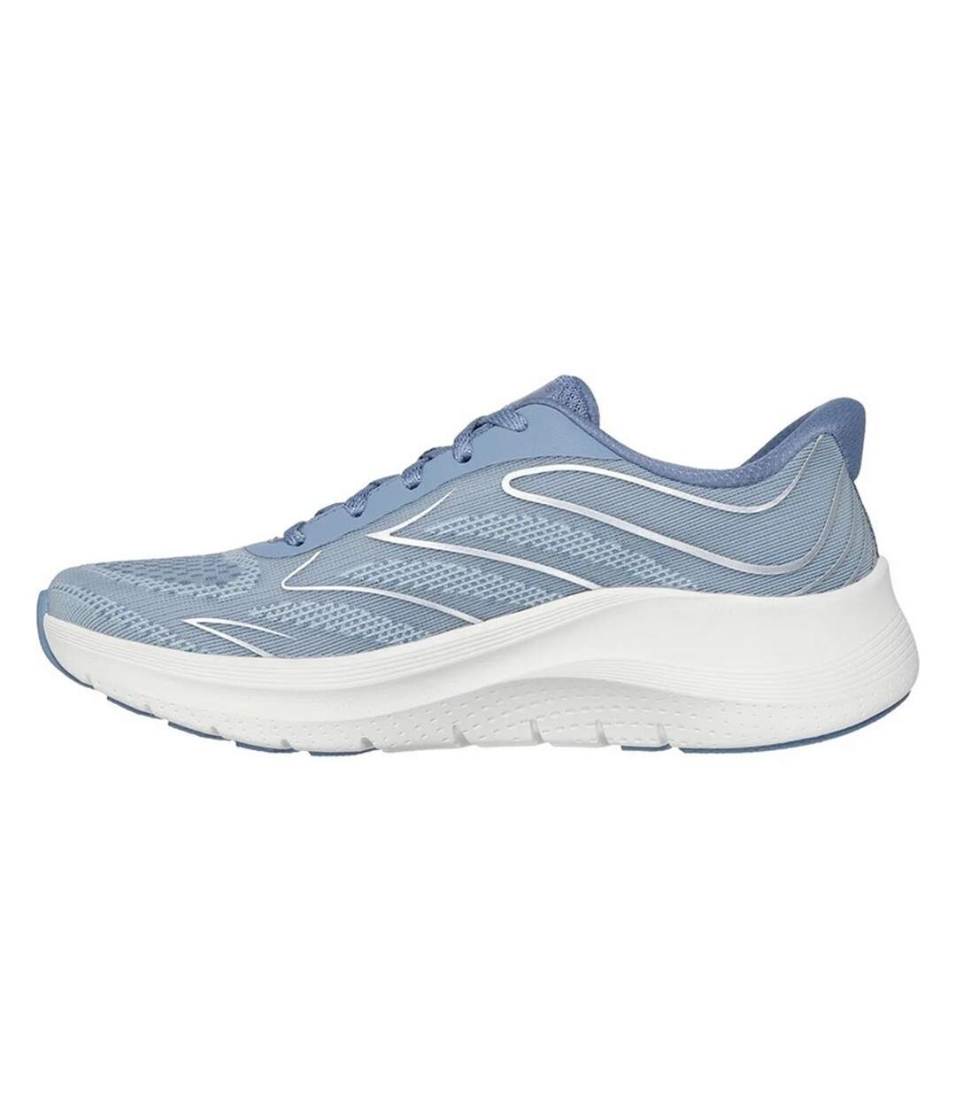 Womens/ladies Arch Fit 2.0 Trainers Blue Purple Skechers-2