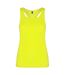 Womens/ladies shura sports tank top fluro yellow Roly