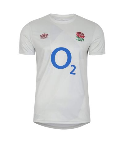 Umbro Mens 23/24 England Rugby Warm Up Jersey (Foggy Dew/Metal) - UTUO1514
