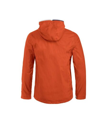 Mens Seabrook Jacket Blood Orange Clique