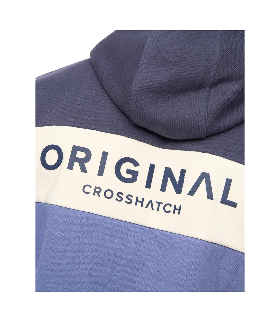Mens Castlebay Hoodie Blue Crosshatch-4