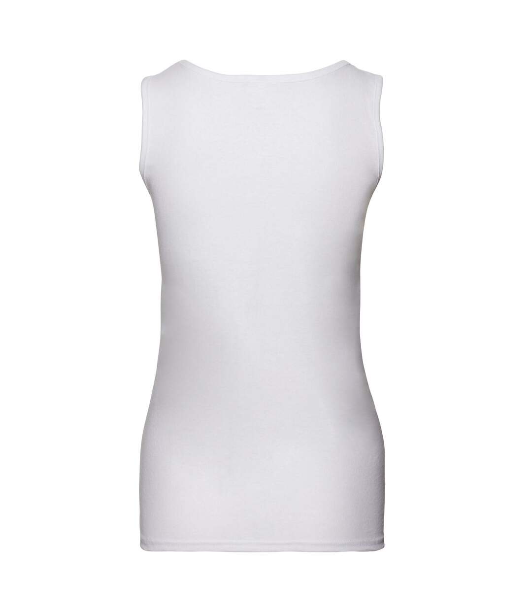 Womens/ladies valueweight lady fit vest top white Fruit of the Loom