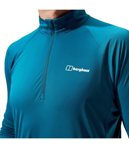T-shirt manches longues trailblaze homme turquoise vif Berghaus