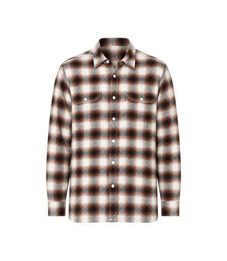 Chemise Motif/style Motif Écossais Worker Homme Crème Levis