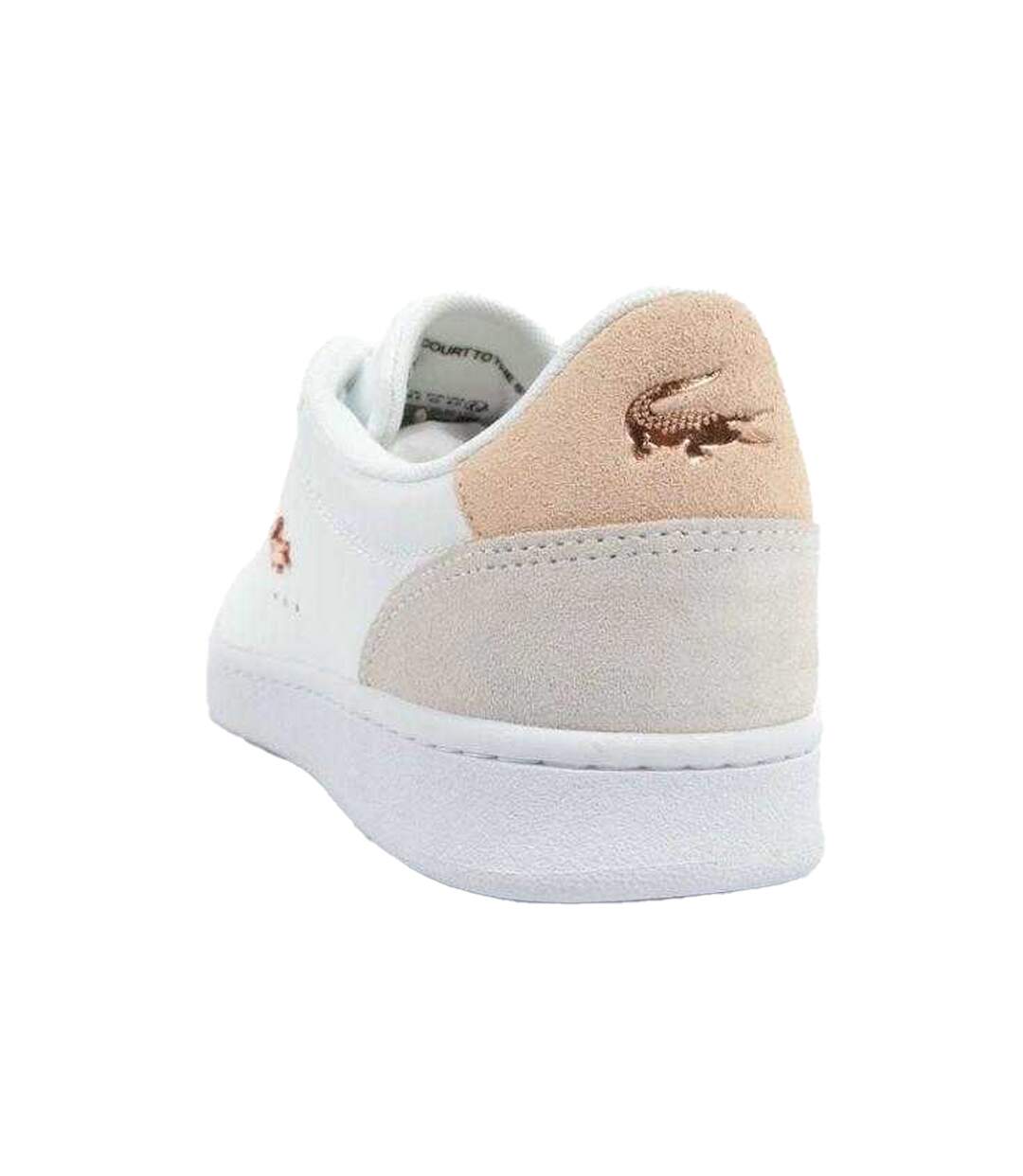 Baskets Carnaby Femme Blanc Beige Lacoste-2