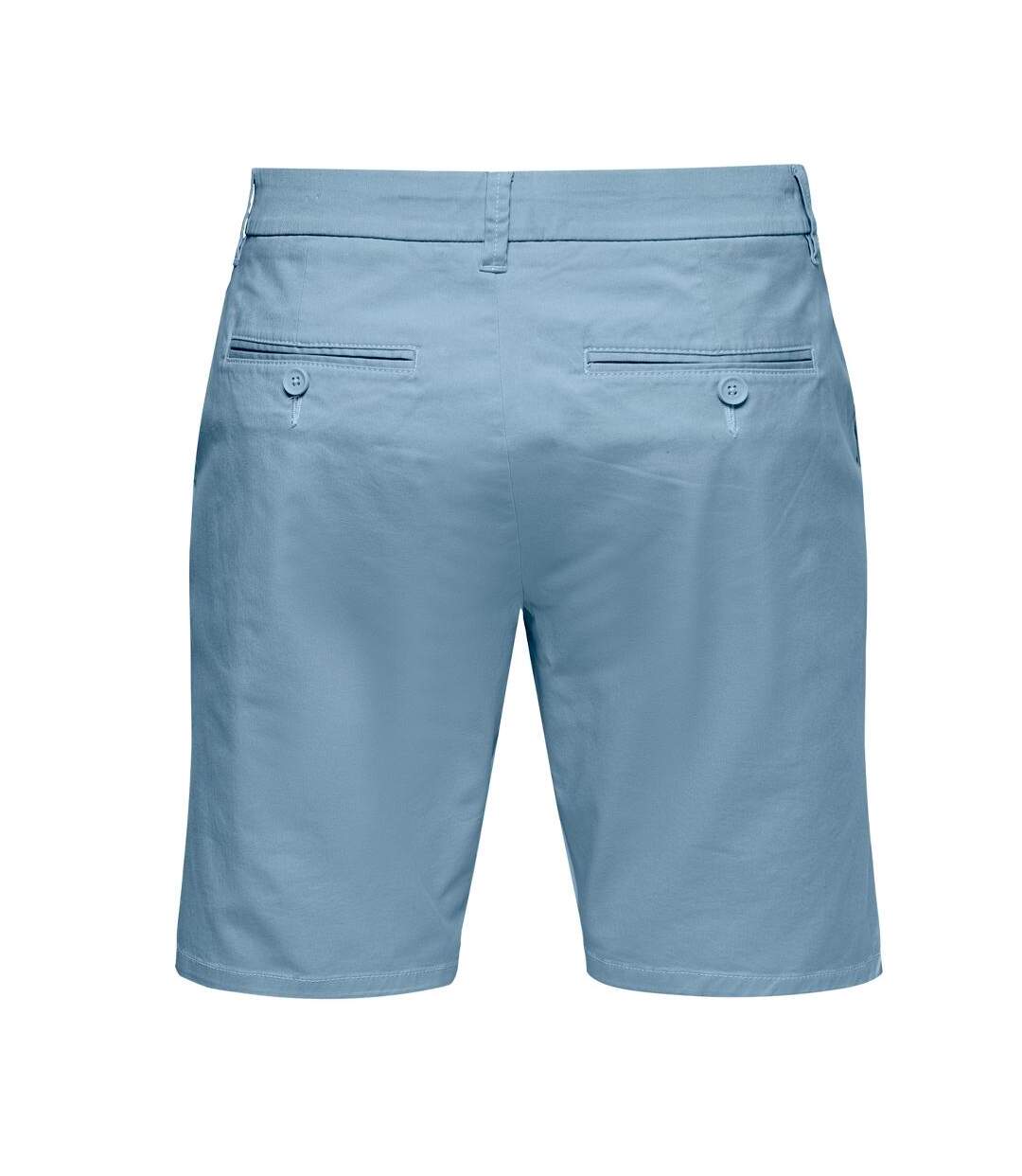 Short Chino Bleu Homme ONLY & SONS 22018237 - L-2