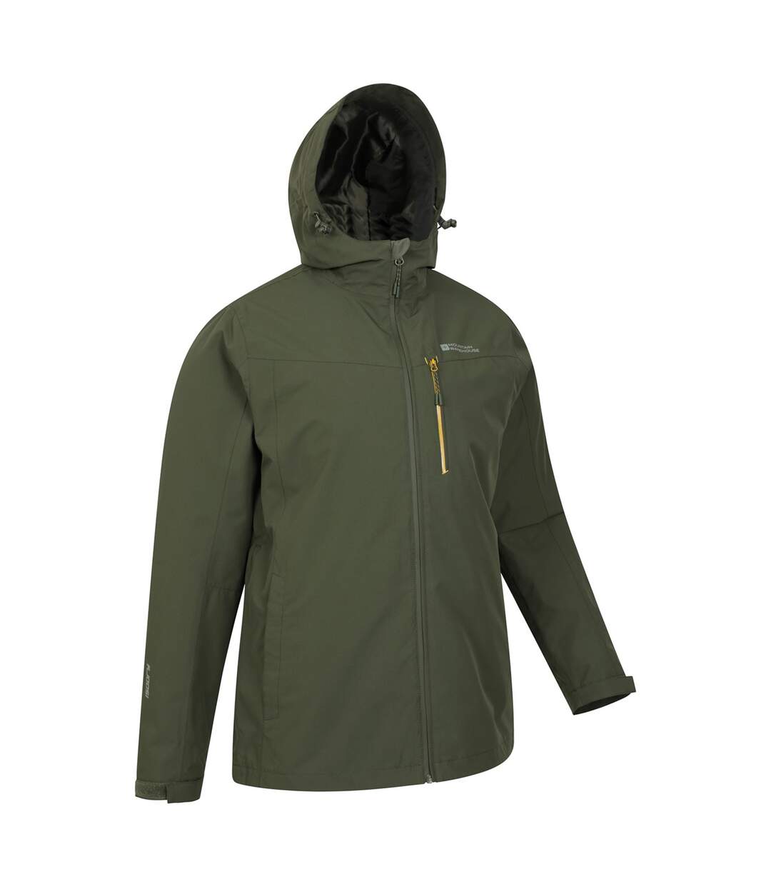 Mens Brisk Extreme Waterproof Jacket Green Mountain Warehouse-4