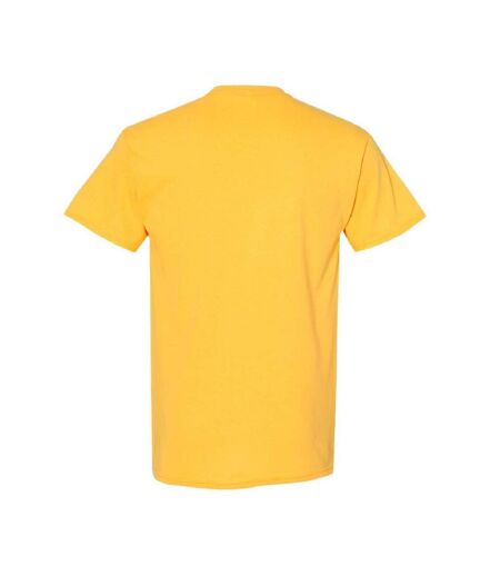 Gildan Mens Heavy Cotton Short Sleeve T-Shirt (Pack of 5) (Daisy) - UTBC4807