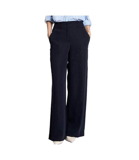 Pantalon fluide marine femme morgan pbird