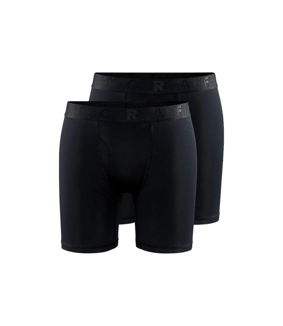 Craft Mens Core Dry Boxer Shorts (Pack of 2) (Black)
