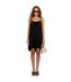 Robe Courte Plage Femme Noir Missy Empire-2