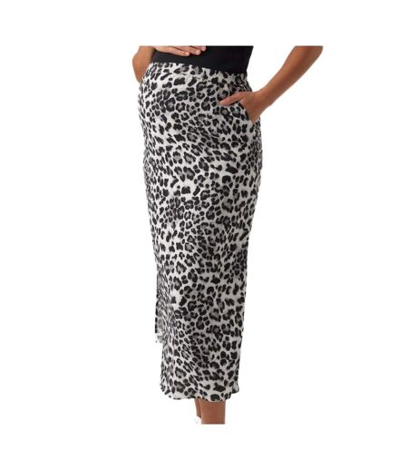 Jupe Longue Imprimé Noir/Blanc Femme Vero Moda Marternity Maxi Skirt - L