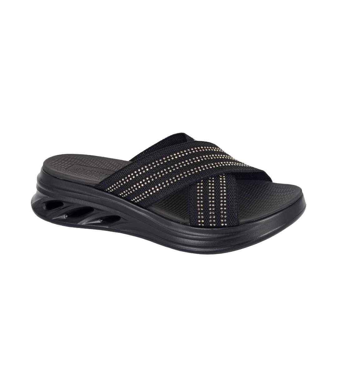 Sandales Mules Elina Femme Noir Cipriata-1