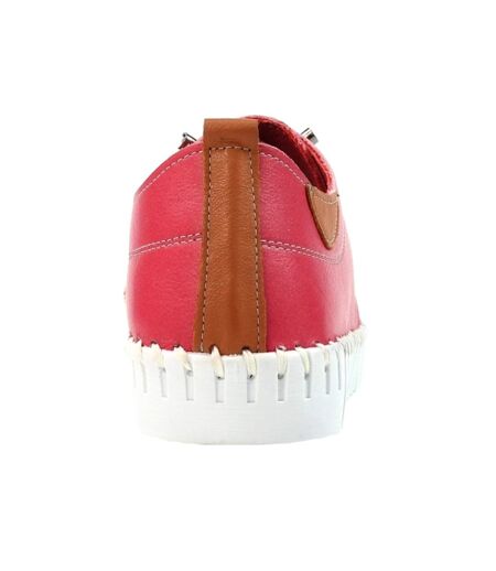 Chaussures flamborough femme framboise Lunar