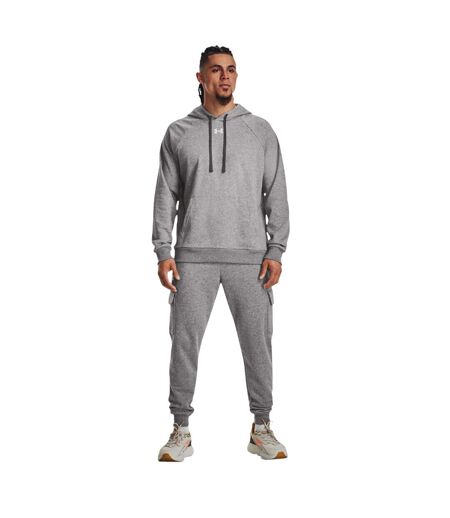 Sweat À Capuche Homme Gris Argenté Under Armour