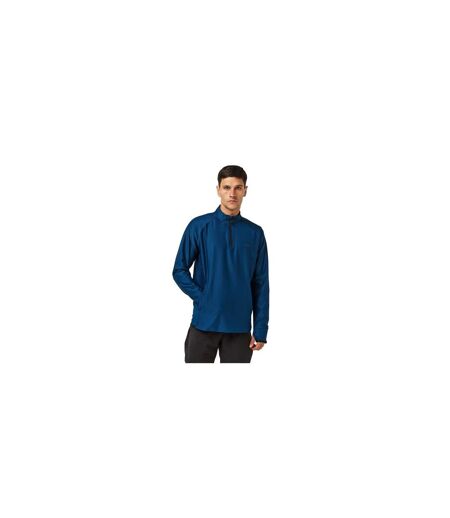 Mens Regular Raglan Active Sweatshirt Blue Boss