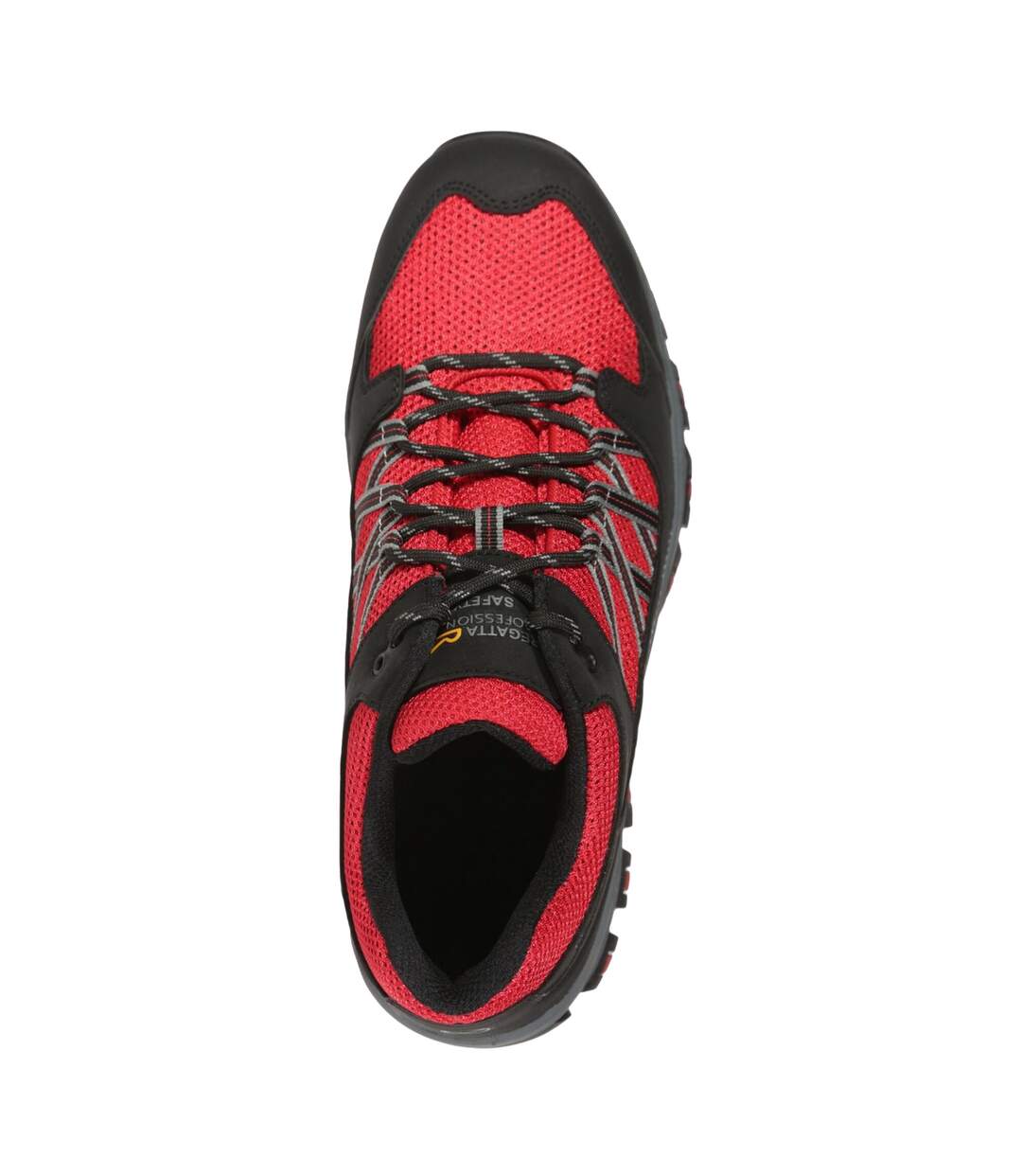 Mens sandstone safety trainers red/black Regatta-4