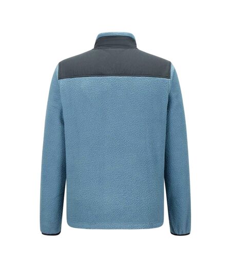 Mens Base Camp Fleece Jacket Blue Black Karrimor