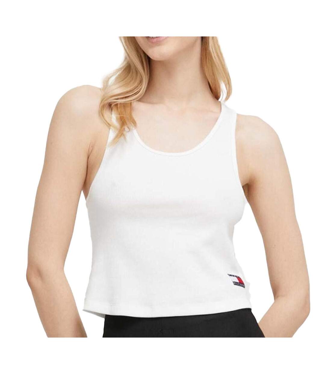 Débardeur Blanc Femme Tommy Hilfiger UW0UW04414 - S-1