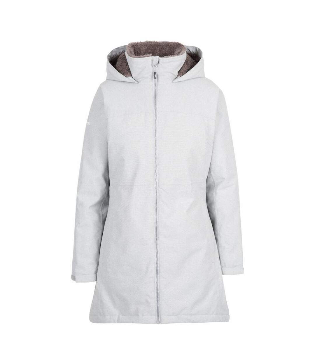 Womens/ladies Wintry Tp75 Waterproof Jacket Grey Marl Trespass-1